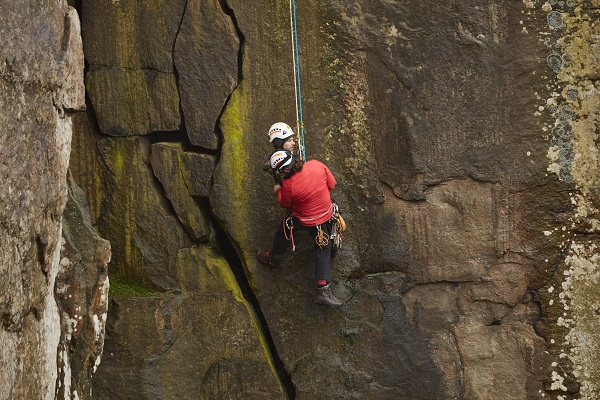 Gethin Jones with Mountain Rescue