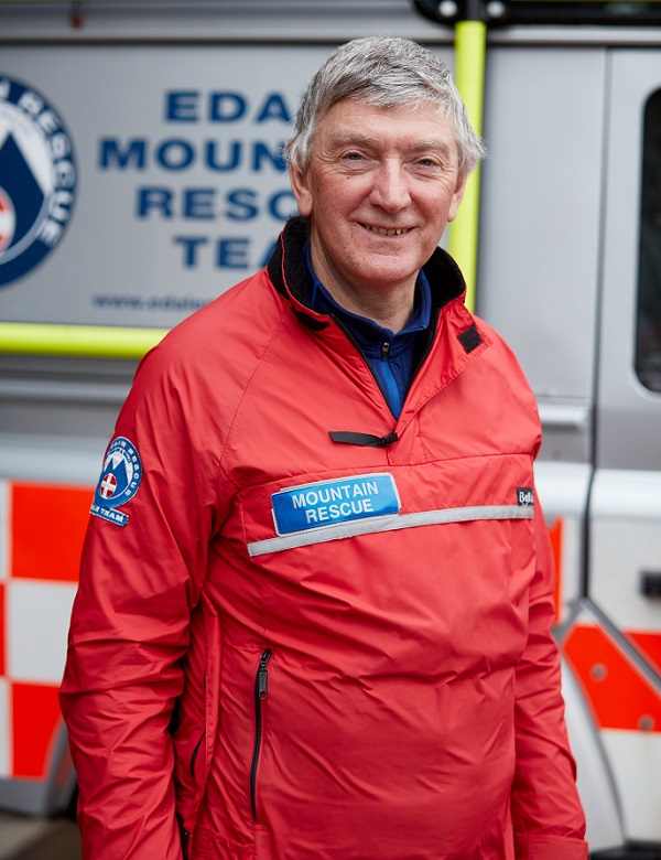 Edale Mountain Rescue team member